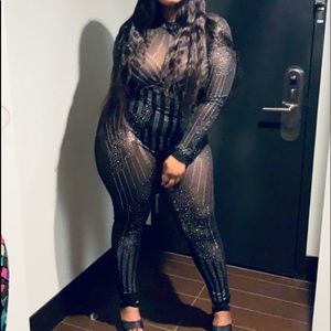 Sheer jumpsuit